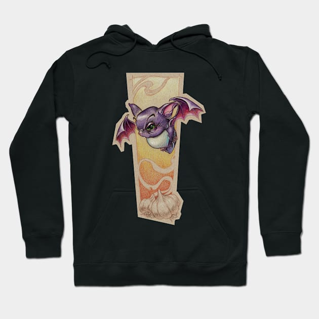 Vampire Problems (the usual: garlic & daybreak) Hoodie by justteejay